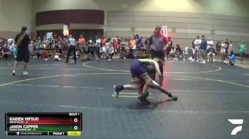 78 lbs Quarterfinals (8 Team) - Kaiden Mifsud, Ninja Elite vs Jaxon Capper, Ragin Raisins WC