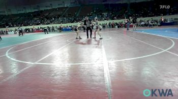 87 lbs Consi Of 4 - Gracelyn Lickliter, Perry Girls Wrestling Club vs Keegan Cooper, Jay