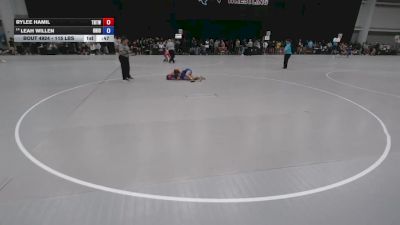 115 lbs Cons. Sub-rd Of 32 - Rylee Hamil, Tough N Technical Wrestling Club (TNTWC) vs Leah Willen, Ohio