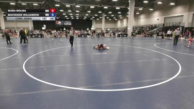 75.9-83 lbs Cons. Semis - Nubia Molina, Ringers Wrestling Club vs Mackenzie Williamson, Nebraska Wrestling Academy
