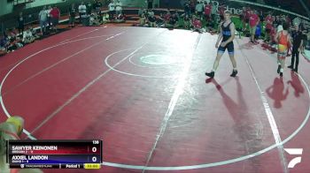 138 lbs Quarters & Wb (16 Team) - Ryder Sprague, Oregon 2 vs Sean Hall, Idaho 1