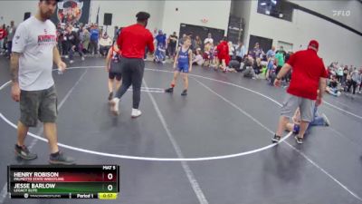 72 lbs Semifinal - Henry Robison, Palmetto State Wrestling vs Jesse Barlow, Legacy Elite