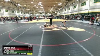 60 lbs Cons. Round 2 - Wyatt Jones, Northeast MT Wrestling vs Gabriel Ryan, Thermopolis Wrestling Club