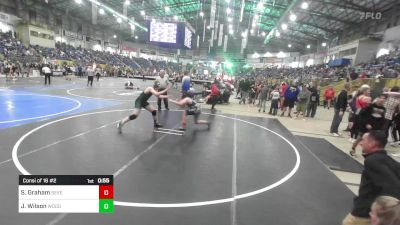 165 lbs Consi Of 16 #2 - Shane Graham, Severance Middle School vs Jayce Wilson, Woodland Park