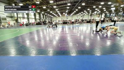 113 lbs Rr Rnd 2 - Santino Gagilone, Iron Faith Black - HSB vs Miles Molina, LAW Blue - HSB