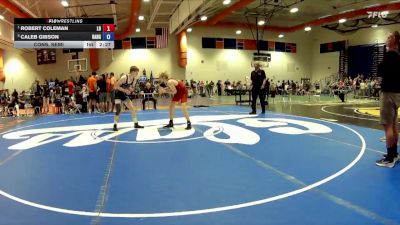 126 lbs Cons. Semi - Robert Coleman, Legacy Dragons vs Caleb Gibson, New River Wrestling Club