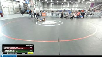 52-53 lbs Round 1 - Ryker Hoogstad, Deer Park Ironman Wrestling Club vs Dillon Sweat, Kalispell Wrestling Club