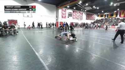 132 lbs Champ. Round 1 - Bentley Lozano, Downey vs Joseph Alvarez Gonzalez, Adelanto