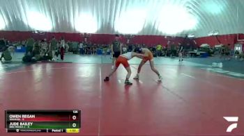 126 lbs Round 4 (10 Team) - Owen Regan, Waukon vs Jude Bailey, BBE/Waska 2