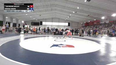 157 lbs Champ. Rd Of 64 - Raymond McCoy, CIA vs Joshua White, Southern Illinois Regional Training Center