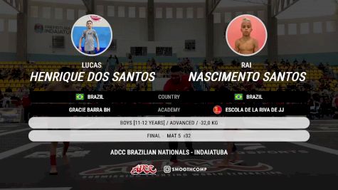 Rai Nascimento Santos vs Lucas Henrique Dos Santos 2025 ADCC Brazilian Nationals