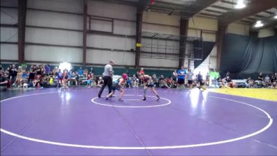 90-100 lbs Cons. Semi - Chloey McBride, Beat The Streets Chicago-Midwa vs Miley Oberg, Higginsville Youth Wrestling C