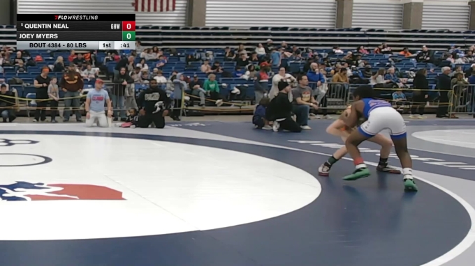 80 lbs Quarters - Quentin Neal, Greater Heights Wrestling vs Joey Myers