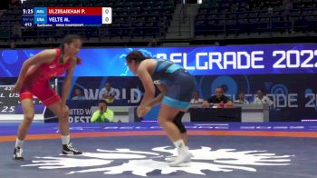 65 kg Qualif. - Purevsuren Ulziisaikhan, Mongolia vs Mallory Maxine Velte, United States