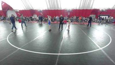 75 lbs Cons. Quarters - Kason Hack, Frankfort Gladiators vs Beckett Rust, Thorn