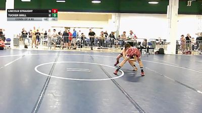 112 lbs Consi Of 8 #2 - Lincoln Straight, VA vs Tucker Brill, NE
