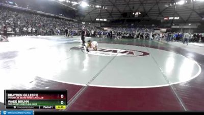 92 lbs Champ. Round 2 - Wade Bruhn, Mat Demon Wrestling Club vs Brayden Gillespie, Tahoma Jr. Bears Wrestling Club