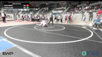 96 lbs Consi Of 8 #2 - Case Priest, Collinsville Cardinal Youth Wrestling vs Jackie Allen, Collinsville Cardinal Youth Wrestling