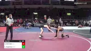 123 lbs Round Of 16 - Aden Martinez, New Mexico Slam Wrestling Club vs Luke Augustus, Newberg