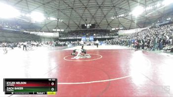 4A 132 lbs Quarterfinal - Zach Baker, Tahoma vs Kyler Nelson, Skyview