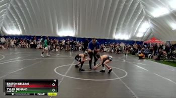 76 lbs Finals (2 Team) - Easton Kelling, FORGE vs Tyler Demand, Lake WC