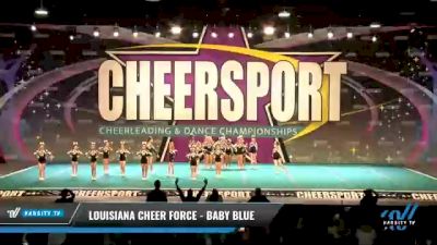 Louisiana Cheer Force - Baby Blue [2021 L1 Mini - Medium Day 2] 2021 CHEERSPORT National Cheerleading Championship