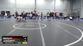 105 lbs Round 1 (6 Team) - Reef Dillard, River WC vs Jackson Peeples, Grit Mat Club Red