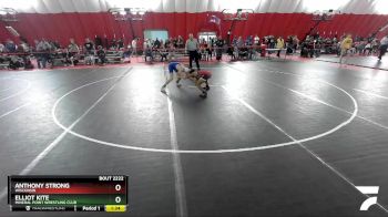 106 lbs Cons. Round 3 - Elliot Kite, Mineral Point Wrestling Club vs Anthony Strong, Wisconsin
