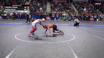 90 lbs Champ. Round 1 - AnaLena Thrash, Maize vs Katana Gilley, Beloit Wrestling Club