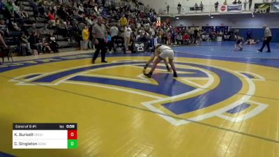 105 lbs Consi Of 8 #1 - Kayne Burkett, Orchard WC vs Cameron Singleton, Scrapyard