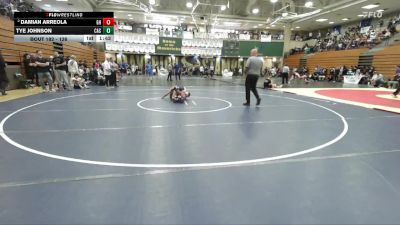 126 lbs Champ. Round 2 - Tye Johnson, Casteel vs Damian Arreola, Granite Hills