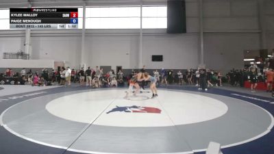 145 lbs Cons. Quarters - Kylee Malloy, Simmons Academy Of Wrestling vs Paige Menough