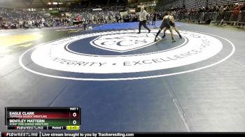 110 lbs Champ. Round 2 - Bentley Mattern, Scrap Yard Garage Wrestling vs Eagle Clark, Toppenish Badboy Wrestling