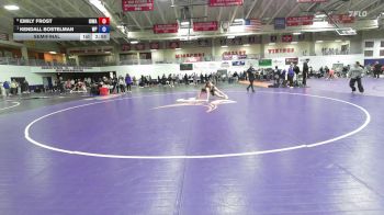 131 lbs Semifinal - Kendall Bostelman, William Penn vs Emily Frost, Iowa