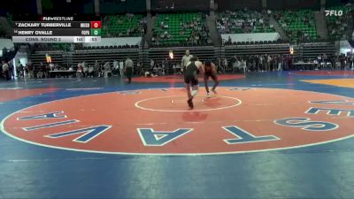 6A 126 lbs Cons. Round 2 - Zackary Turberville, Muscle Shoals vs Henry Ovalle, Fort Payne