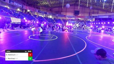 94 lbs 2nd Place - Onesty Ketchum, El Paso Wildcats WC vs Lucy Martinez, Victory Wrestling Club - VTC