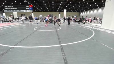 155 lbs Champ. Round 5 - Gia Garcia, Unaffltied vs Jakoiya Medina, Westmoore High School Wrestling