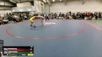 138 lbs Quarterfinal - Nico Bekkedahl, Poudre vs Niko Fernandez, Pueblo East