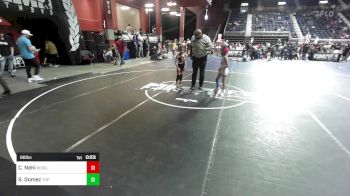 66 lbs Quarterfinal - Cash Nehl, Worland WC vs Shania Gomez, Top Notch