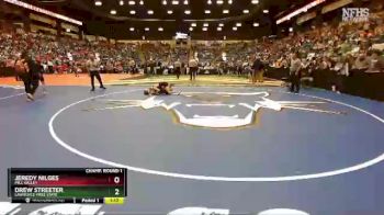 6A - 106 lbs Champ. Round 1 - Jeredy Nilges, Mill Valley vs Drew Streeter, Lawrence-Free State