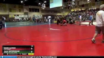 145 lbs Cons. Round 5 - Zach Waterhouse, Granite Hills (El Cajon) vs David Alonso, Palm Desert