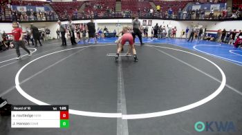 80 lbs Round Of 16 - Aleks Routledge, Husky Wrestling Club vs Jett Hanson, Cowboy Wrestling