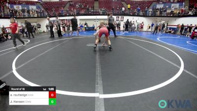 80 lbs Round Of 16 - Aleks Routledge, Husky Wrestling Club vs Jett Hanson, Cowboy Wrestling