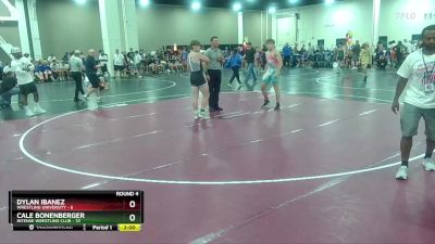 157 lbs Round 4 (6 Team) - Cale Bonenberger, Intense Wrestling Club vs Dylan Ibanez, Wrestling University