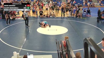 120 lbs Round 3 - Elliott Mukkamala, Eden vs Brodi Anowski, Attica Ny