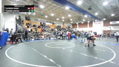 190 lbs Cons. Round 3 - Alfredo Perez, Mayfair vs Dominic Espitia, South Hills