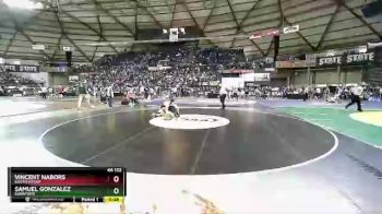 4A 132 lbs Cons. Round 3 - Vincent Nabors, South Kitsap vs Samuel Gonzalez, Sunnyside