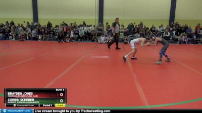 75 lbs Champ. Round 1 - Brayden Jones, Young Guns Wrestling Club vs Corbin Scherer, Pursuit Wrestling Minnesota