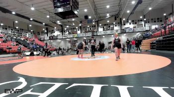 190 lbs Semifinal - Shacotah Zea, Tahlequah JH Girls vs Neveah Smith, Tecumseh HS Girls