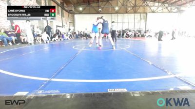 138 lbs Rr Rnd 3 - Zané Dyches, Bartlesville Wrestling Club vs Brooklyn Willis, Wagoner Takedown Club